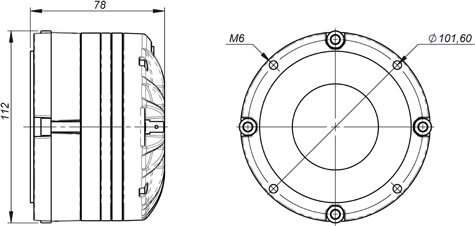 Beyma CD-320Nd/Ti Drawing