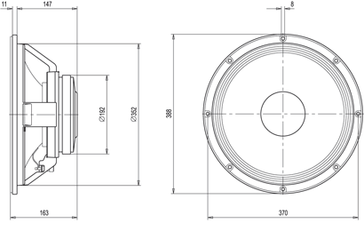 Beyma 15Mi100 Mounting