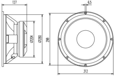 Beyma Power 12N Drawing