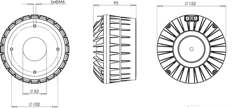 B&C DCM420 Drawing