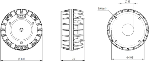 B&C DCX354 Drawing