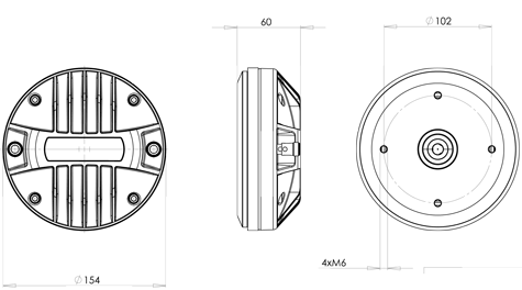 B&C DE1080TN Drawing