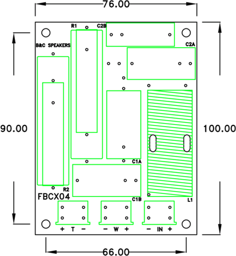 B&C FBCXN36 Drawing