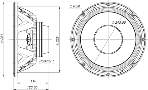 Beyma 10MC500Nd Drawing