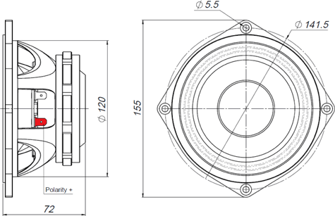 Beyma 5G40Nd Drawing