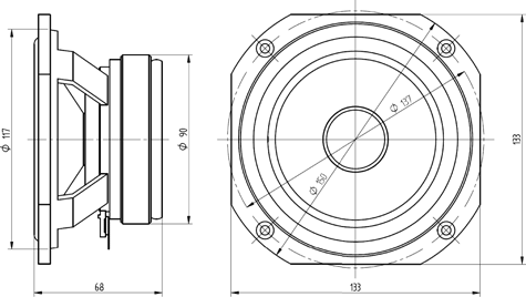 Beyma 5MP60N Drawing