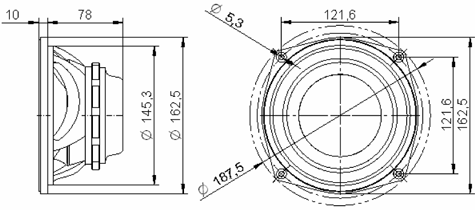 Beyma Pro6Q200Nd Drawing