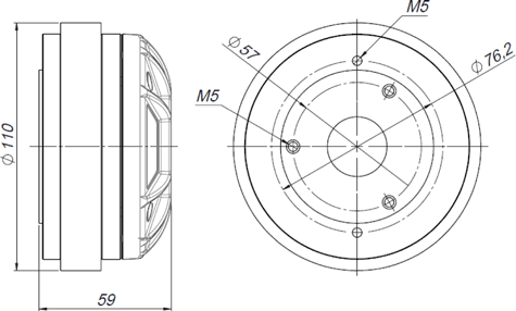 Beyma CD11Fe Drawing