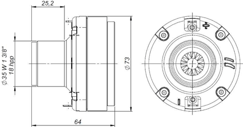 Beyma CD1S Dimensions