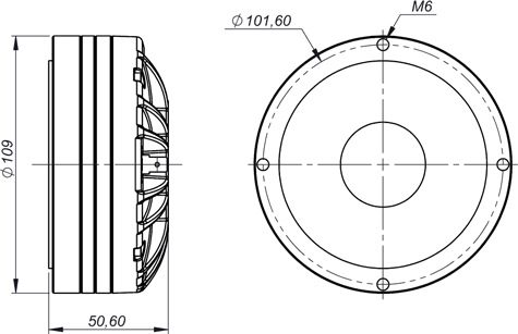 Beyma CD-314ND/Ti Drawing