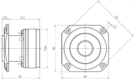 Beyma CP16 Drawing