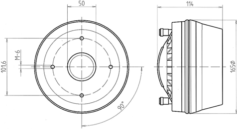 Beyma CP850Nd Dimensions