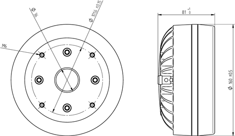 Beyma CP855Nd Dimensions