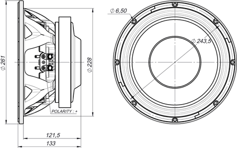 Beyma Power 10iX Dimensions