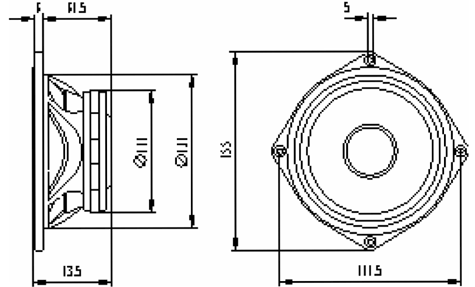 Beyma Pro5WNd Drawing
