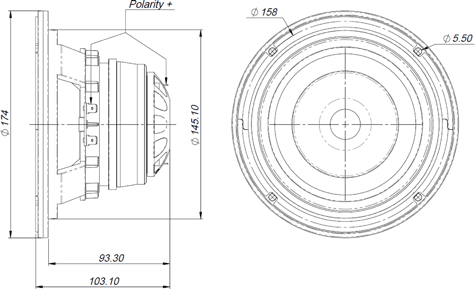 Beyma Pro6FX240Nd Drawing