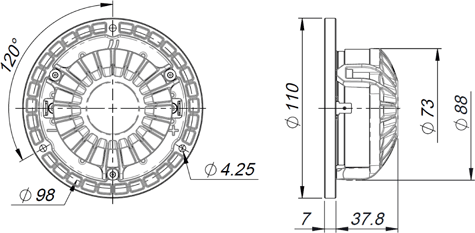 Beyma T25M Drawing