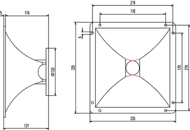 Beyma TD385 Drawing