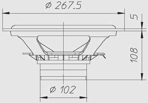 Ciare HW251N Drawing