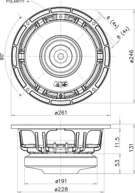 Faital Pro 10PR410 Mounting