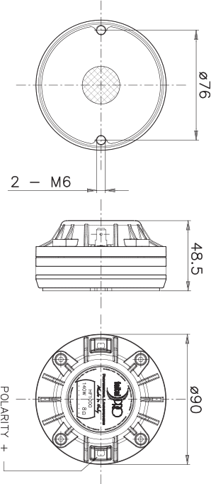 Faital Pro HF1000 Drawing