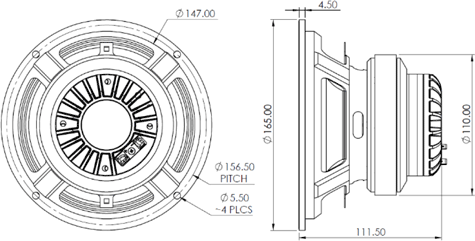 Radian 6CRS5130R Drawing