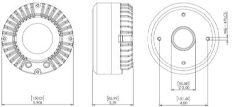 Radian 950BePB Dimensions