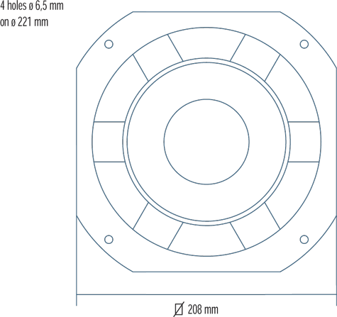 RCF MB8G200 Drawing