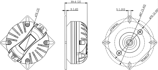 RCF ND340 Drawing