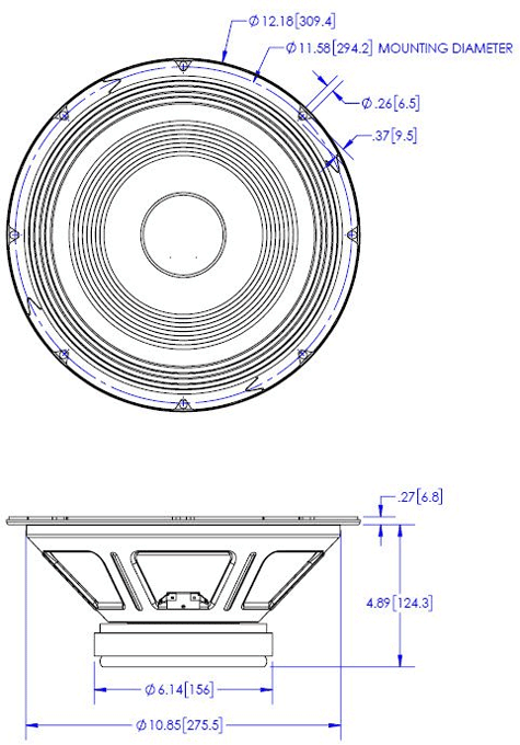 Tone Speak Austin 1250 Drawing